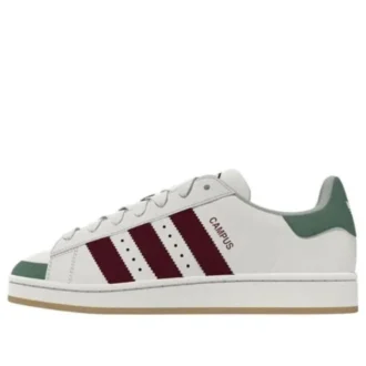 Adidas Campus 00S “Branco/Borgonha/Verde”