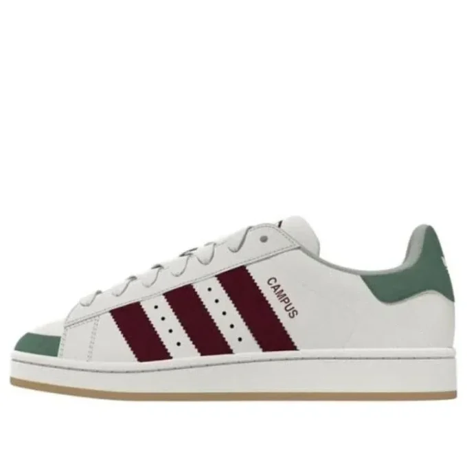 Adidas Campus 00S “Branco/Borgonha/Verde”