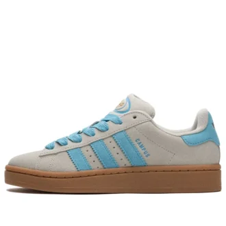 Adidas Campus 00S “Cinza Putty, Azul Preloved, Sola de Borracha”