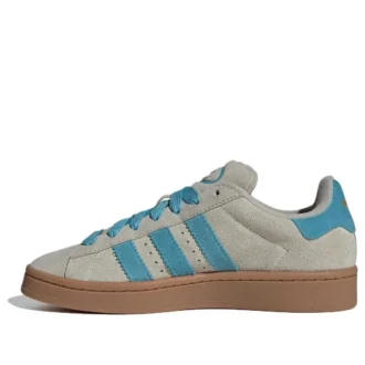 Adidas Campus 00S “Cinza Putty, Azul Preloved, Sola de Borracha”