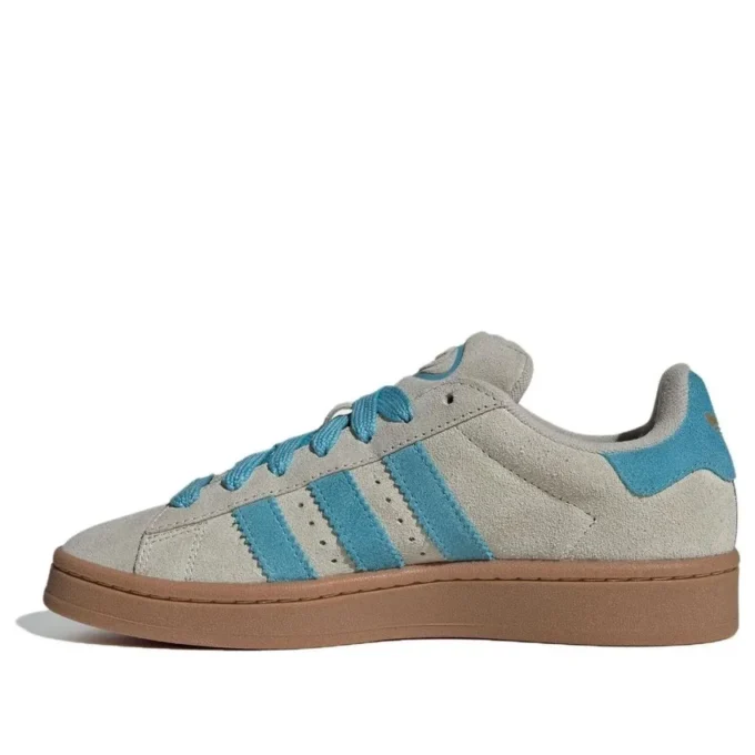 Adidas Campus 00S “Cinza Putty, Azul Preloved, Sola de Borracha”