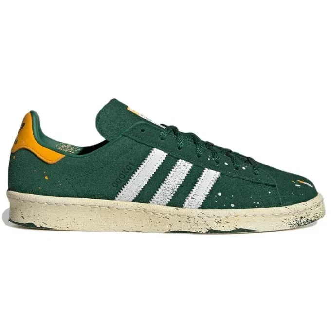 Adidas X Cook Campus 80 “Paint Splatter – Verde Escuro”