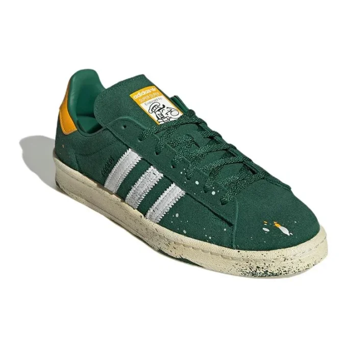 Adidas X Cook Campus 80 “Paint Splatter – Verde Escuro”