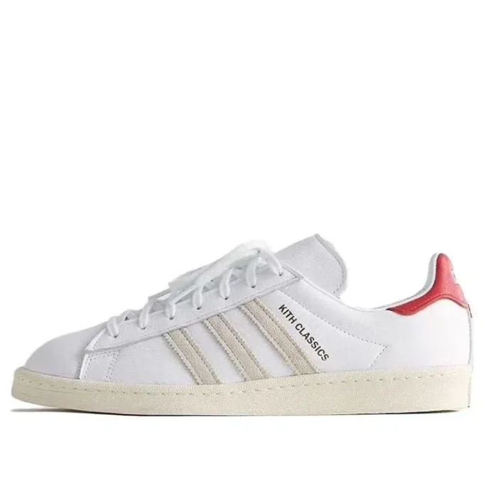 Adidas X Kith Campus 80S “Classics Program – Branco Vermelho”